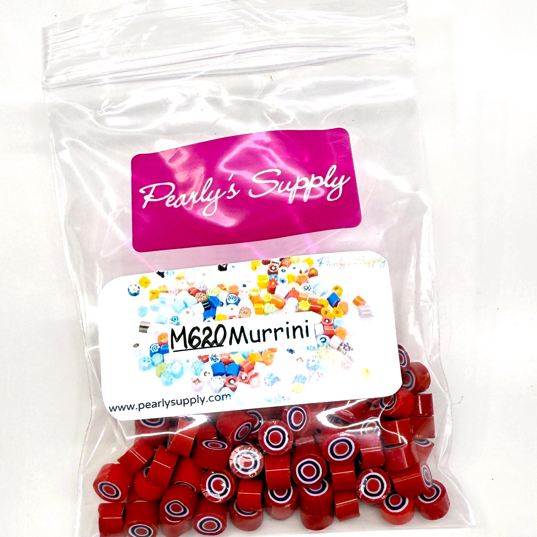 Glass Murrini – 1oz (28g) | COE 104 | Lampwork, Enameling, Fusing, Jewelry Supplies - M620 - between 90-140 pcs 5-6mm