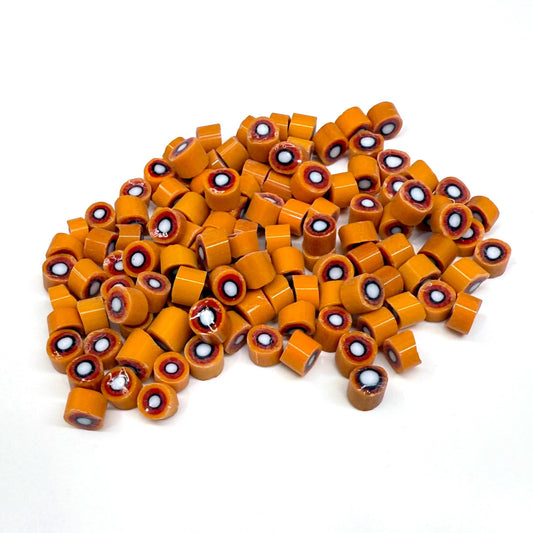 Glass Murrini – 1oz (28g) | COE 104 | Lampwork, Enameling, Fusing, Jewelry Supplies - M613 - between 90-140 pcs 5-6mm