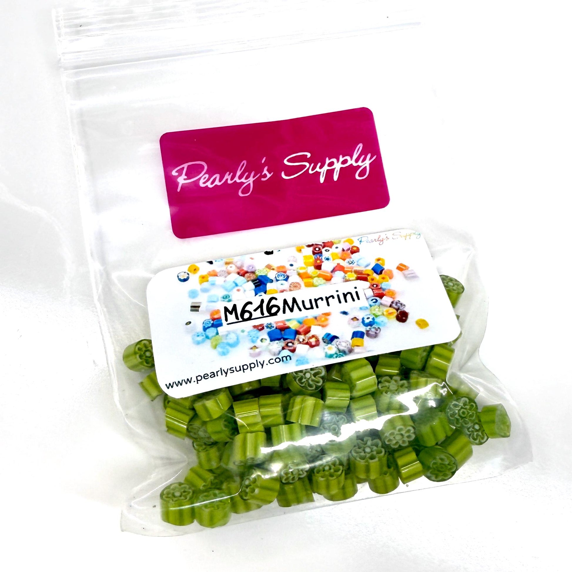 Glass Murrini – 1oz (28g) | COE 104 | Lampwork, Enameling, Fusing, Jewelry Supplies - M616 - between 90-140 pcs 5-6mm