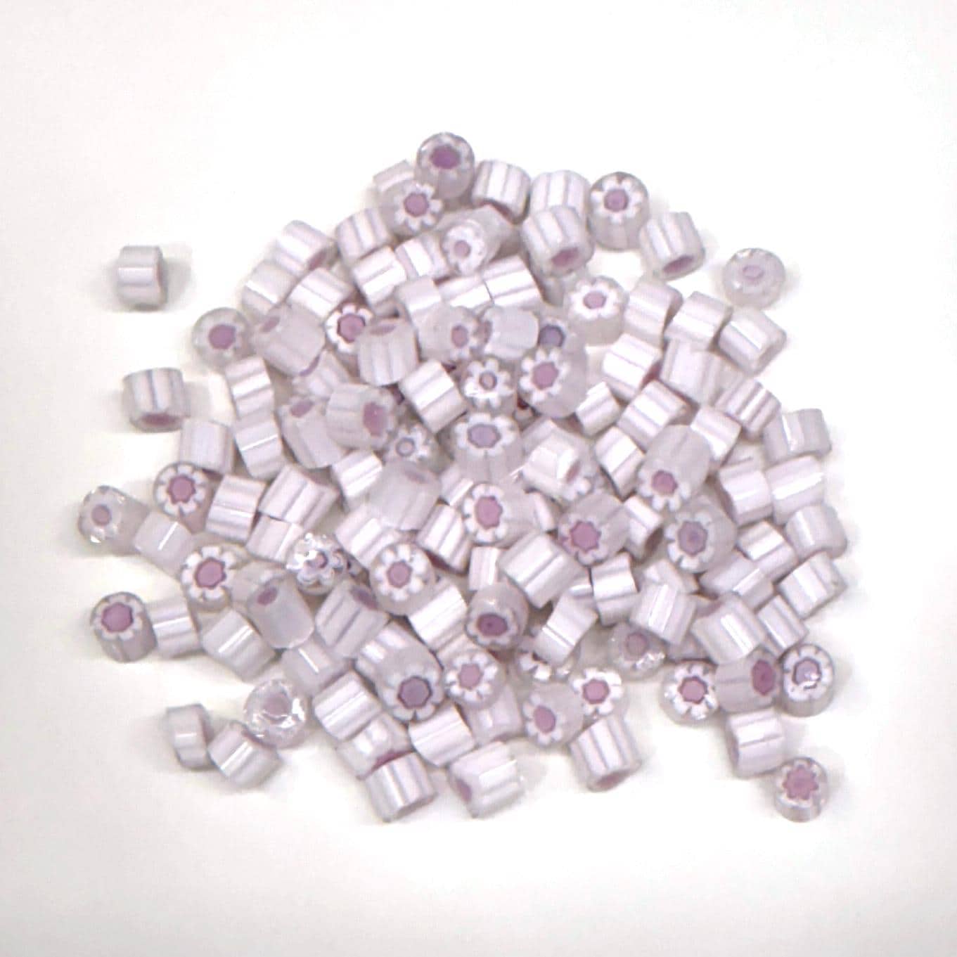 Glass Murrini – 1oz (28g) | COE 104 | Lampwork, Enameling, Fusing, Jewelry Supplies - M623- between 90-140 pcs 5-6mm