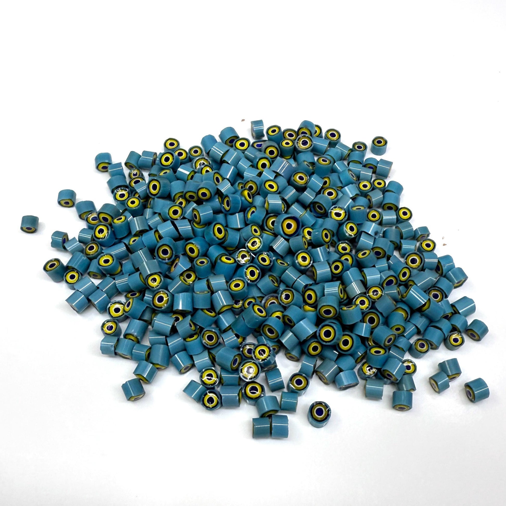 Glass Murrini – 1oz (28g) | COE 104 | Lampwork, Enameling, Fusing, Jewelry Supplies - M630 between 90-140 pcs 3-5mm