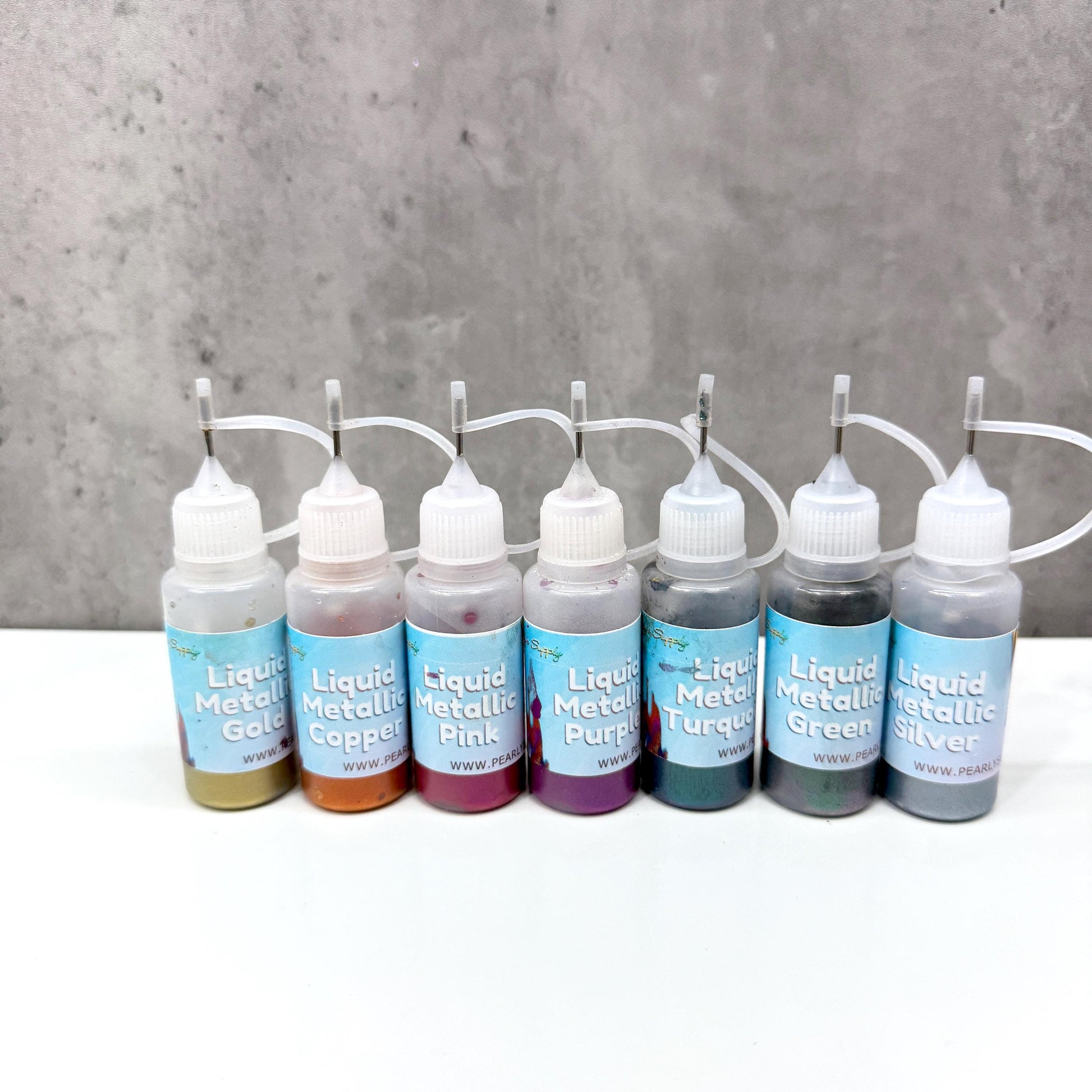 Metallic Liquid Paints – With Needle Tips