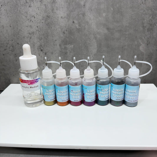 Metallic Liquid Paints – With Needle Tips