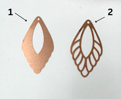 Copper Blanks - 1014# Copper blank, stamped enamel, solid copper, stamping blank, personalized copper blank, raw copper