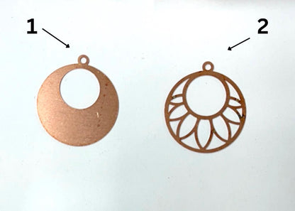 Copper Blanks - 1004# Copper blank, stamped enamel, solid copper, stamping blank, personalized copper blank, raw copper