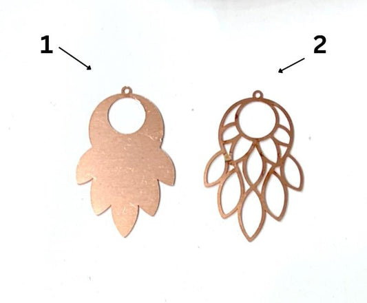 Copper Blanks - 1008# Copper blank, stamped enamel, solid copper, stamping blank, personalized copper blank, raw copper