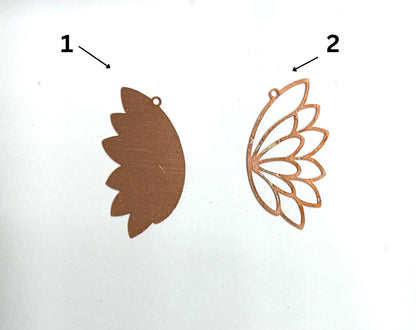 Copper Blanks - 1013# Copper blank, stamped enamel, solid copper, stamping blank, personalized copper blank, raw copper