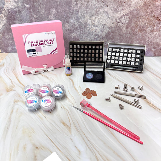 Press & Paint Enamel Kit - Personalize and Create