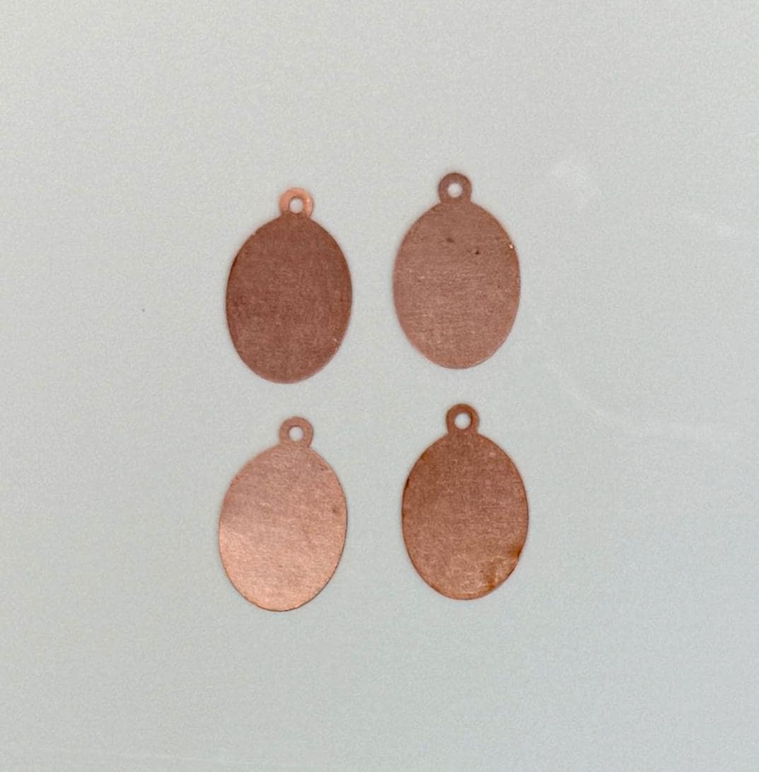 Copper Blanks - 1024# Drop Copper blank, stamped solid copper, personalized 24 Gauge, Solid, copper blank, raw copper