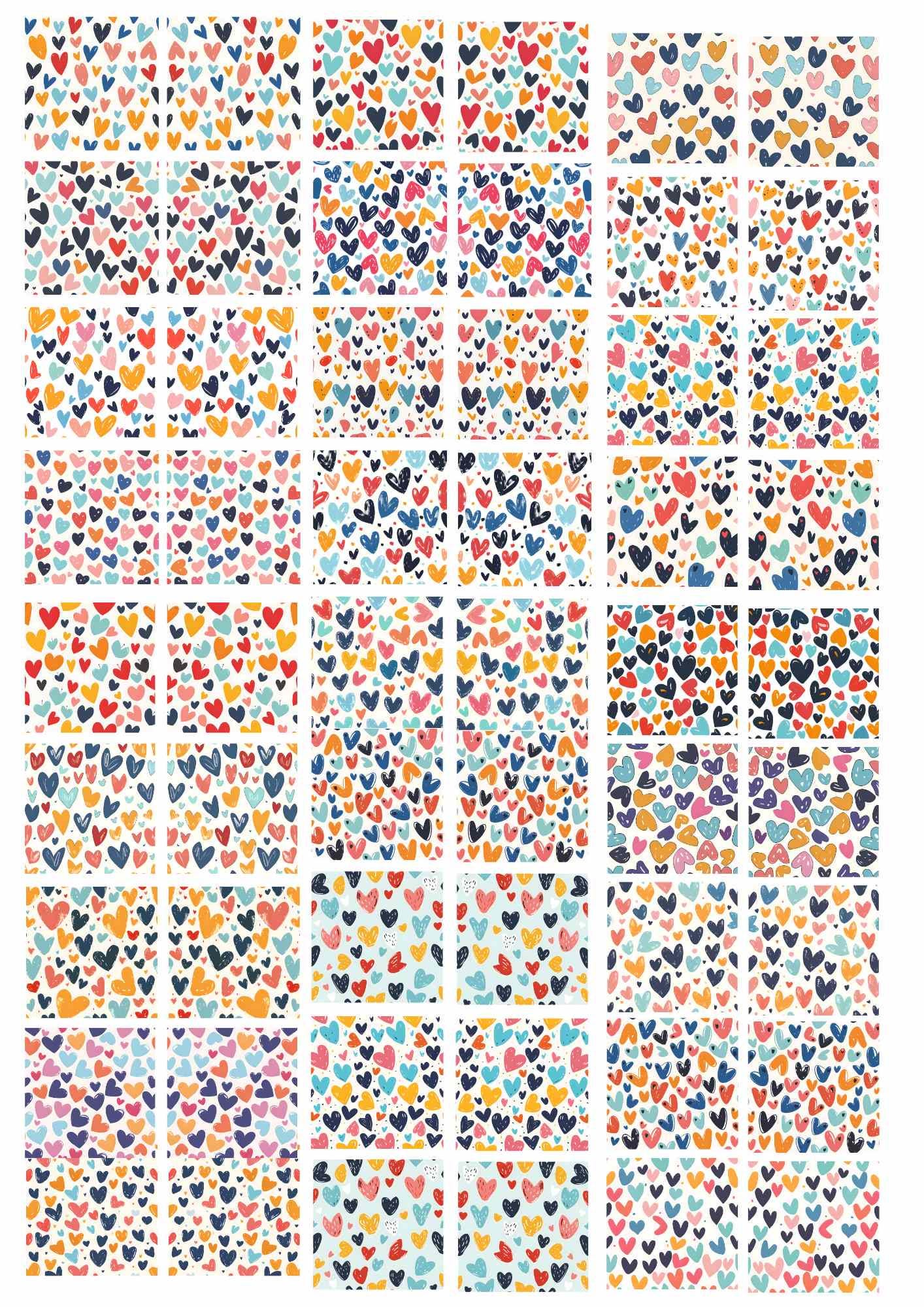 Overglaze Decals, Valentines Ceramic decals - Enamel Decal - Fusible Decal - Glass Fusing Decal ~ Waterslide Decal 40170