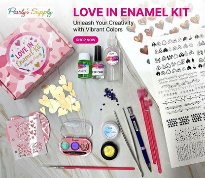 Love in Enamel Kit – Complete Valentine Enameling Set Worth 150 UDS