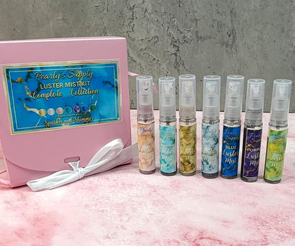 Luster Mist Enamel Kit – 7 Spray Colors for Metallic Effects on Enamel | Jewelry Making Kit