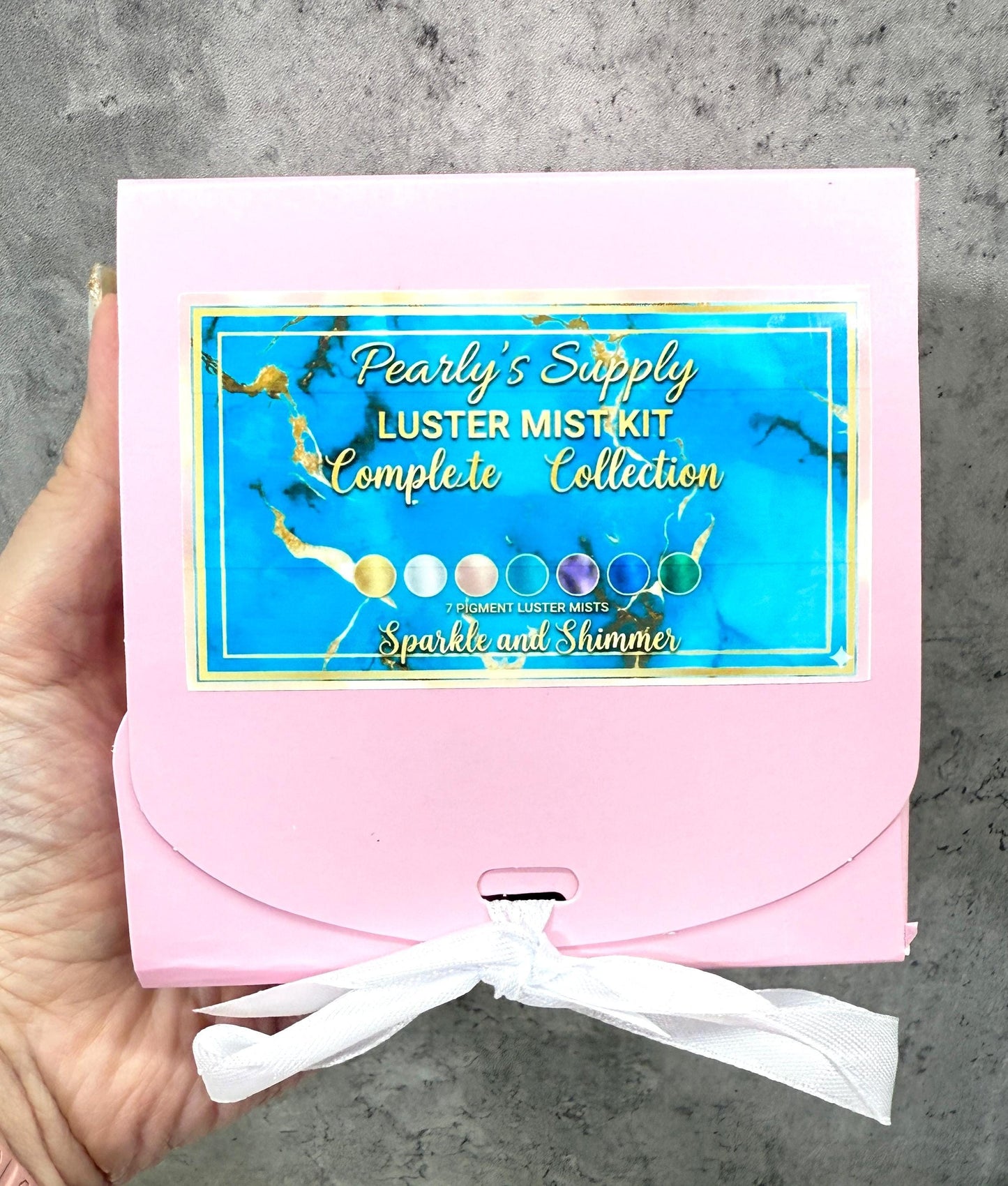 Luster Mist Enamel Kit – 7 Spray Colors for Metallic Effects on Enamel | Jewelry Making Kit