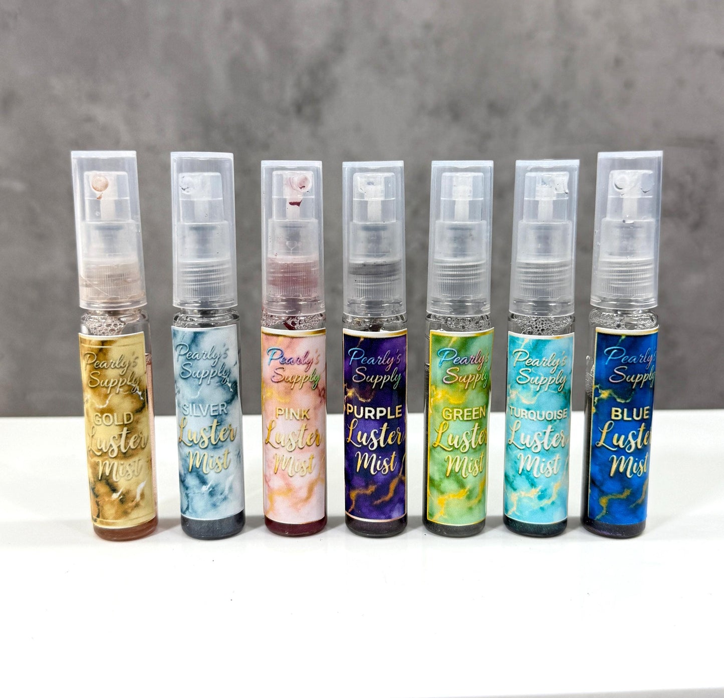 Luster Mist Enamel Kit – 7 Spray Colors for Metallic Effects on Enamel | Jewelry Making Kit
