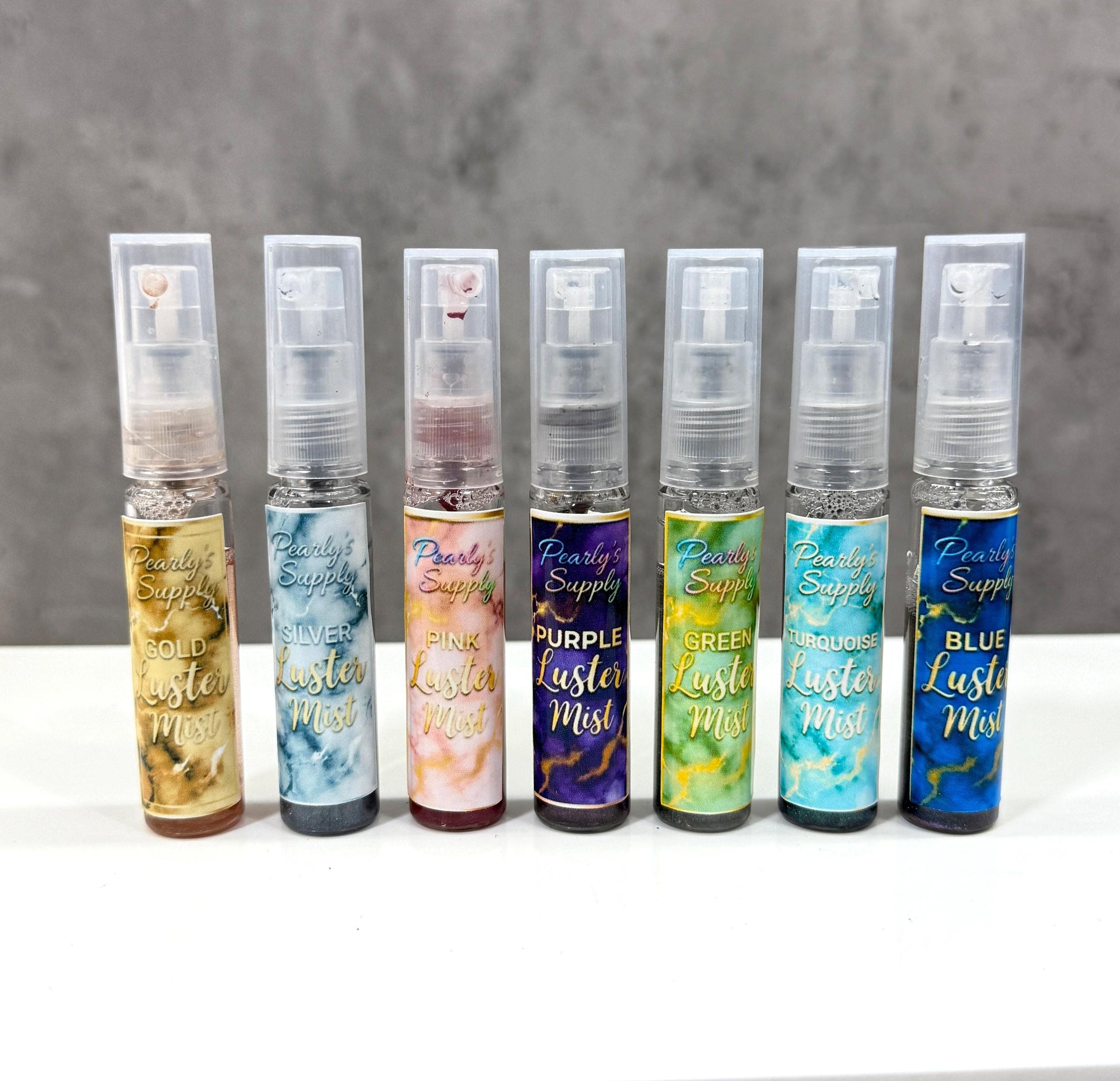 Luster Mist Enamel Kit – 7 Spray Colors for Metallic Effects on Enamel | Jewelry Making Kit