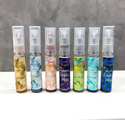 Luster Mist Enamel Kit – 7 Spray Colors for Metallic Effects on Enamel | Jewelry Making Kit