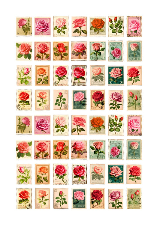 Overglaze Stemp Design, Ceramic Decals, Enamel and Glass Fusing Decals, Waterslide Decals, 2334