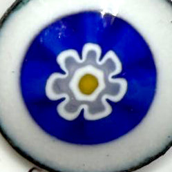 Glass Murrini – 1oz (28g) Mixed Slices | COE 104 | Lampwork, Enameling, Fusing, Jewelry Supplies - M611 - between 90-140 pcs 5-6mm