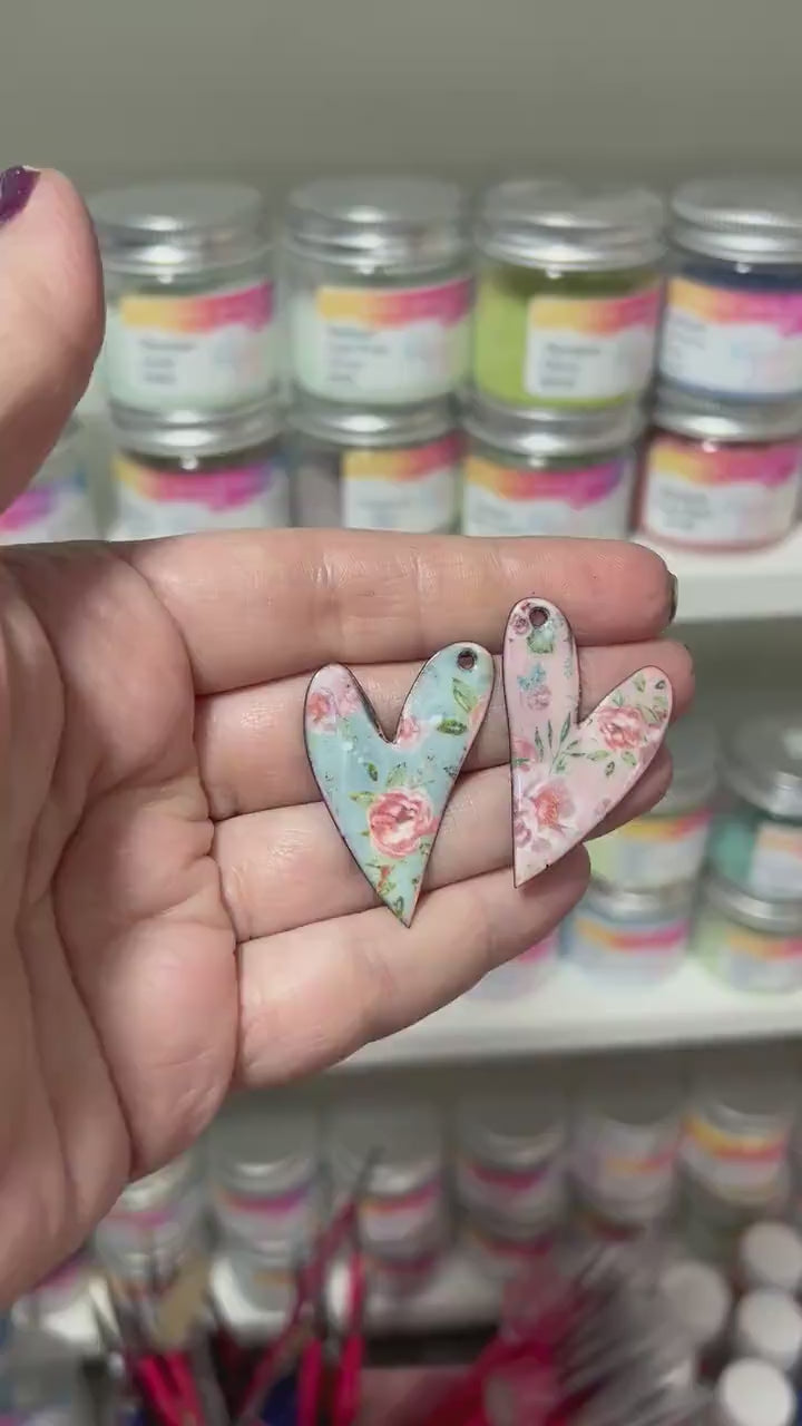 Decals, Flowers Ceramic decals - Enamel Decal - Fusible Decal - Glass Fusing Decal ~ Waterslide Decal - 40056