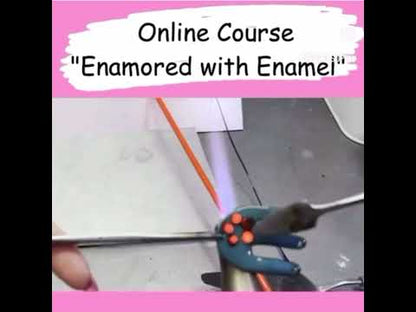 Tools Enamored with Enamel - Course and Material Kit - The magical synthesis of copper, enamel and glass in the flame for Lampworkers