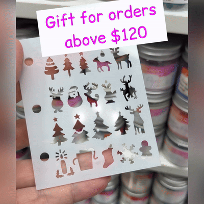 Free Stencil On Order Over $120- Limited to 1 per customer