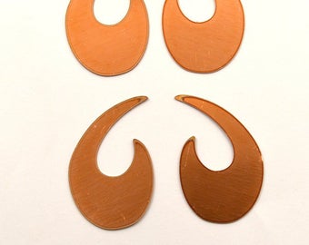 Spiral copper blanks
