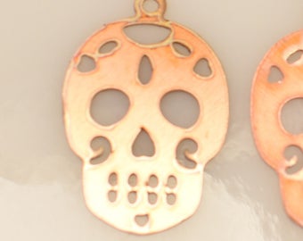 Skull copper blanks